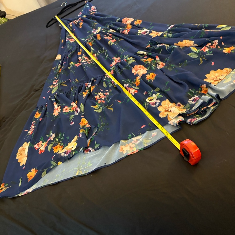 Yumi Kim Darling Tiered Maxi Dress Symphony Navy Color-XS - Picture 14 of 16